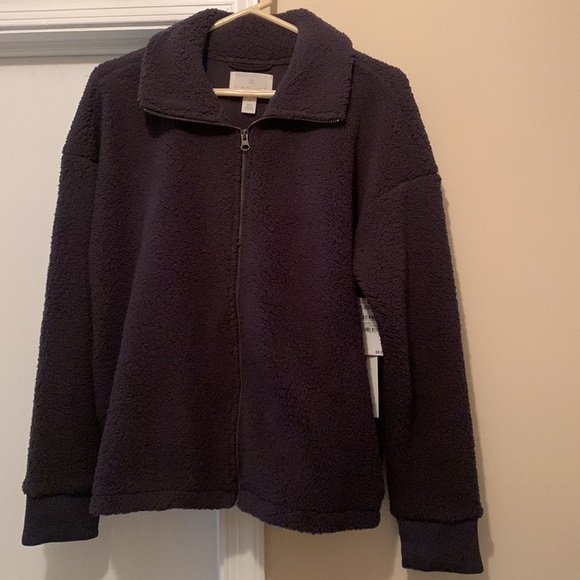 Caslon Brushed Fleece Jacket - Picture 2 of 7